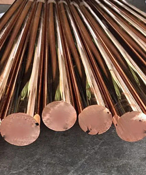 Representative copper nickel round bar